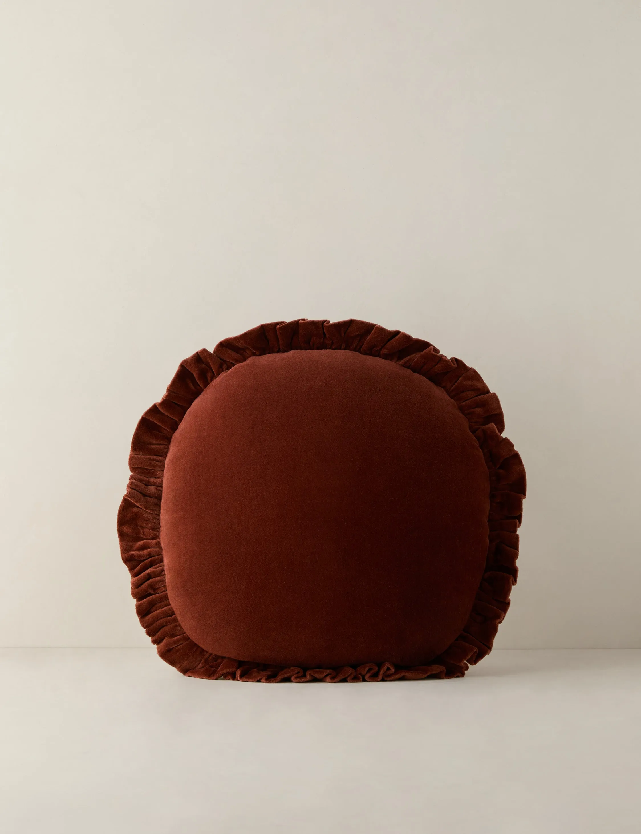 Mauree Velvet Round Pillow Lulu and Georgia