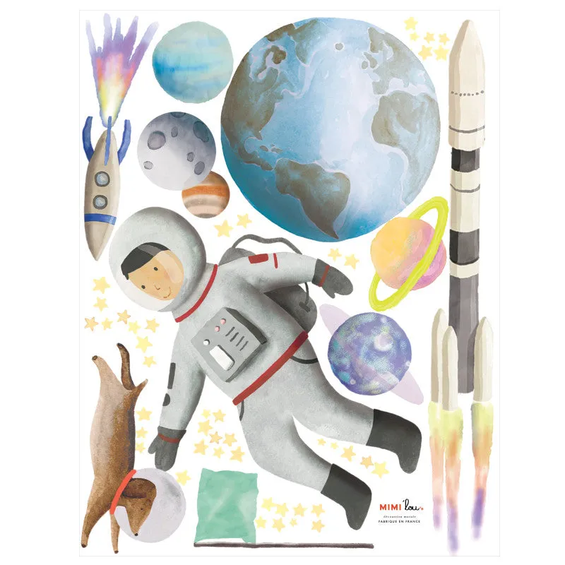 MIMI'lou Sticker Planche - Espace