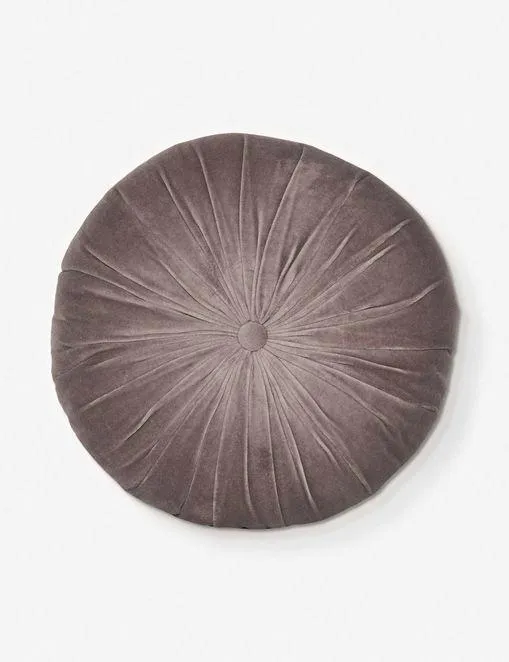 Monroe Velvet Round Pillow Lulu and Georgia
