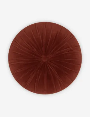 Monroe Velvet Round Pillow Lulu and Georgia