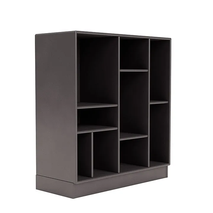 Montana Compile Decorative Shelf With 7 Cm Plinth, Coffee Brown