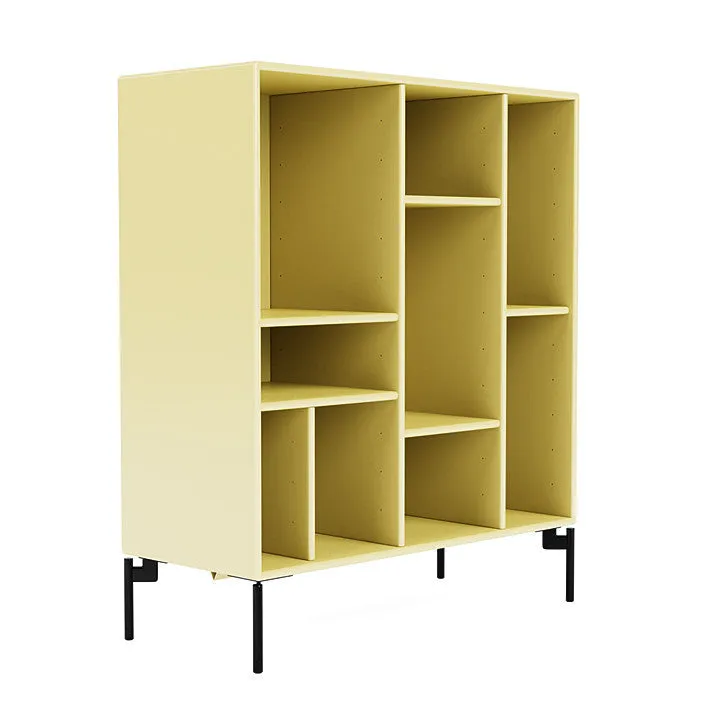 Montana Compile Decorative Shelf With Legs, Camomile/Black