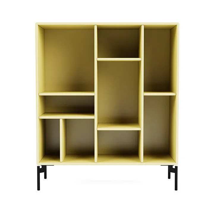 Montana Compile Decorative Shelf With Legs, Camomile/Black