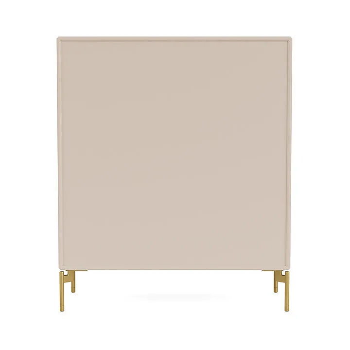 Montana Compile Decorative Shelf With Legs, Clay/Brass