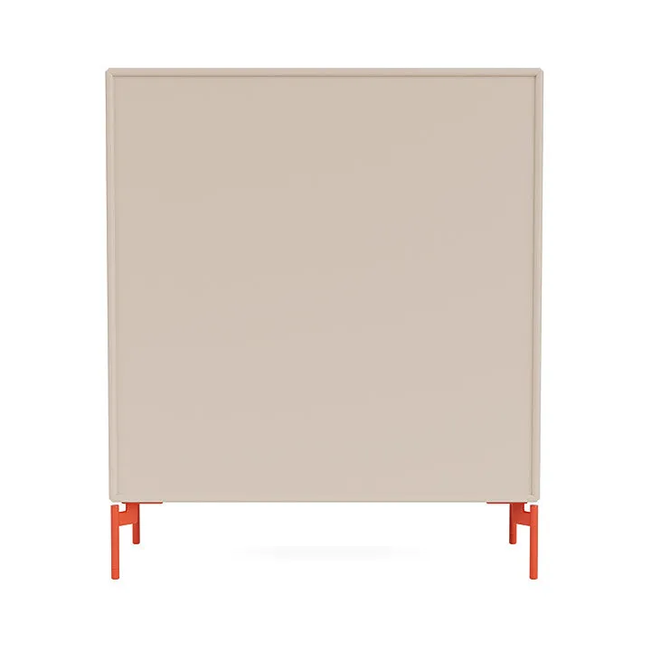 Montana Compile Decorative Shelf With Legs, Clay/Rosehip