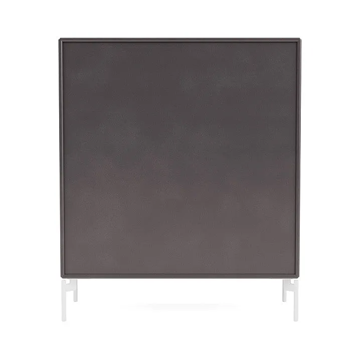 Montana Compile Decorative Shelf With Legs, Coffee/Snow White