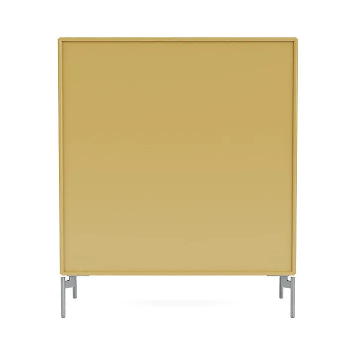 Montana Compile Decorative Shelf With Legs, Cumin/Matt Chrome