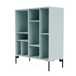 Montana Compile Decorative Shelf With Legs, Flint/Black