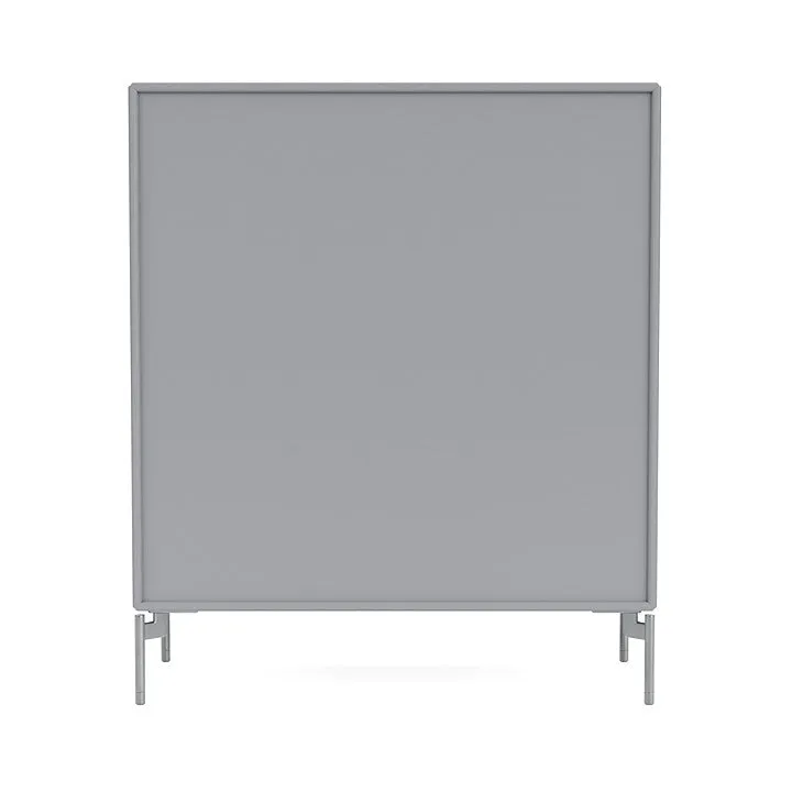 Montana Compile Decorative Shelf With Legs, Graphic/Matt Chrome