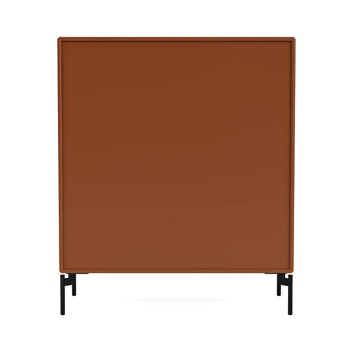 Montana Compile Decorative Shelf With Legs, Hazelnut/Black