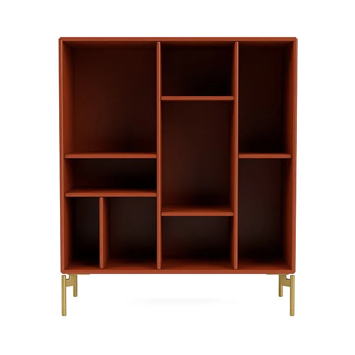 Montana Compile Decorative Shelf With Legs, Hokkaido/Brass