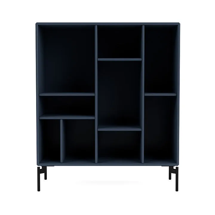 Montana Compile Decorative Shelf With Legs, Juniper/Black