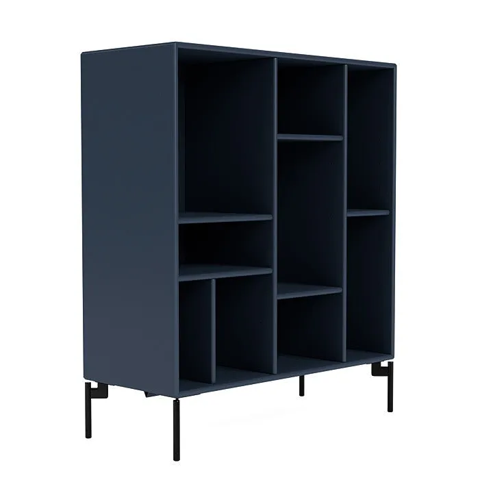 Montana Compile Decorative Shelf With Legs, Juniper/Black