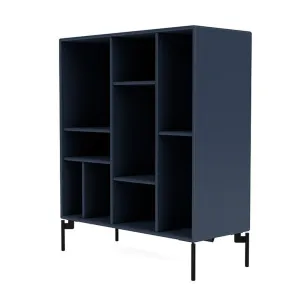 Montana Compile Decorative Shelf With Legs, Juniper/Black
