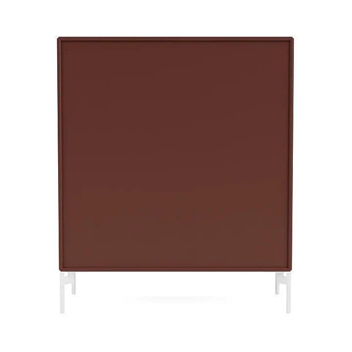 Montana Compile Decorative Shelf With Legs, Masala/Snow White