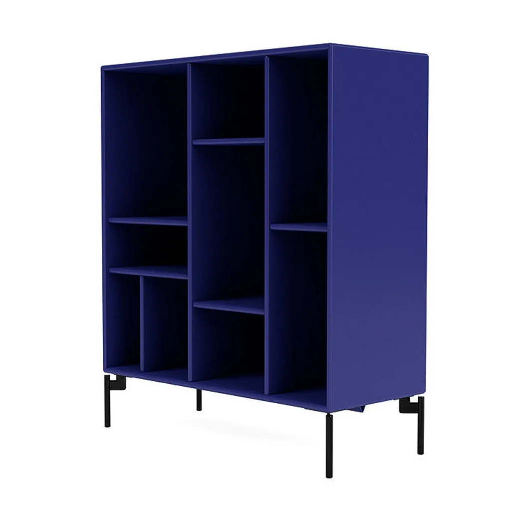 Montana Compile Decorative Shelf With Legs, Monarch Blue/Black