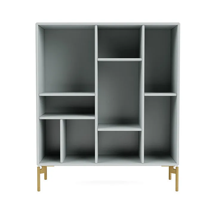 Montana Compile Decorative Shelf With Legs, Oyster/Brass