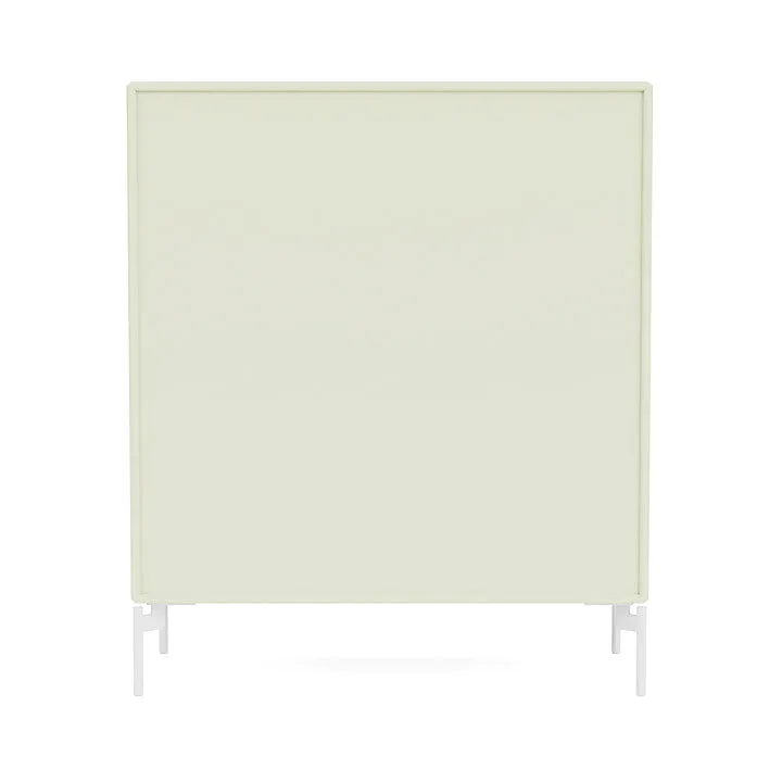 Montana Compile Decorative Shelf With Legs, Pomelo/Snow White