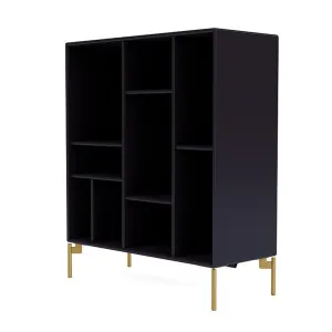 Montana Compile Decorative Shelf With Legs, Shadow/Brass