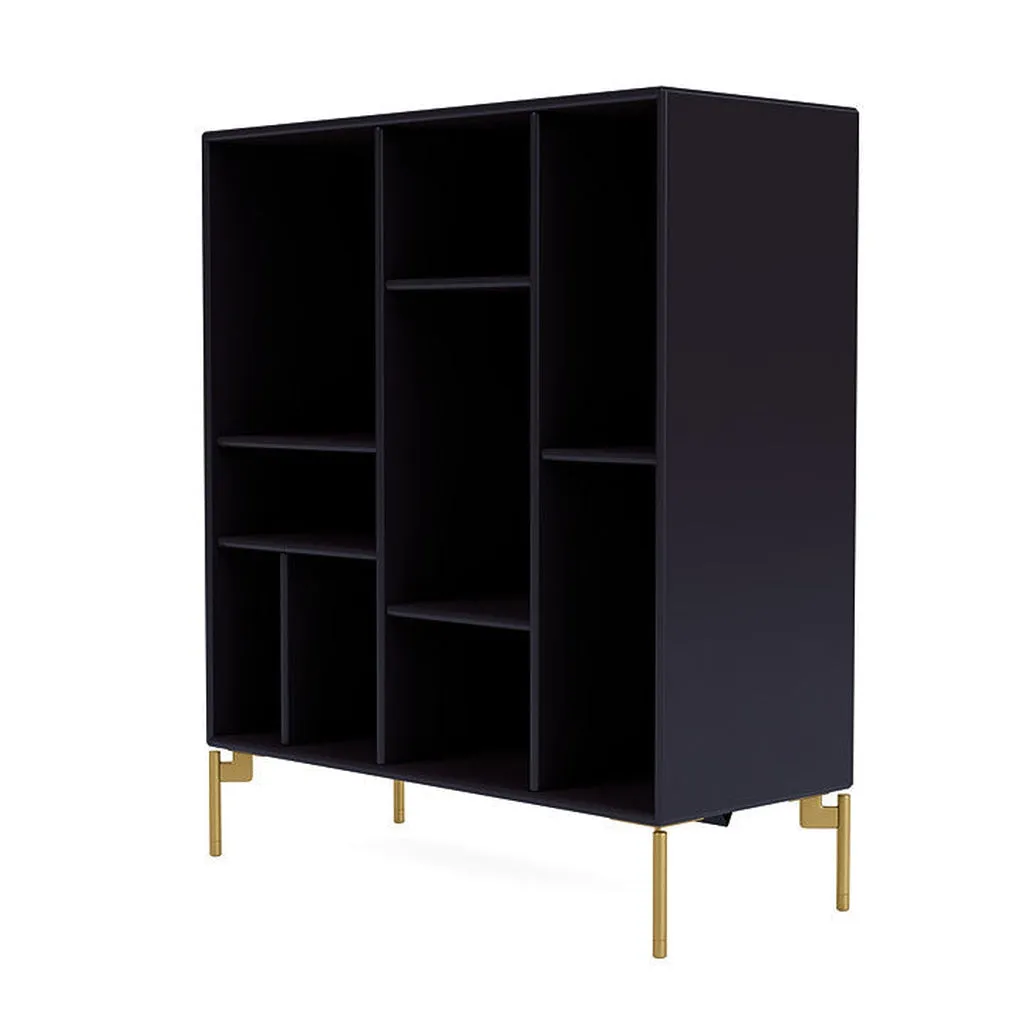 Montana Compile Decorative Shelf With Legs, Shadow/Brass