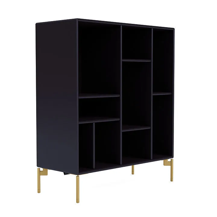 Montana Compile Decorative Shelf With Legs, Shadow/Brass