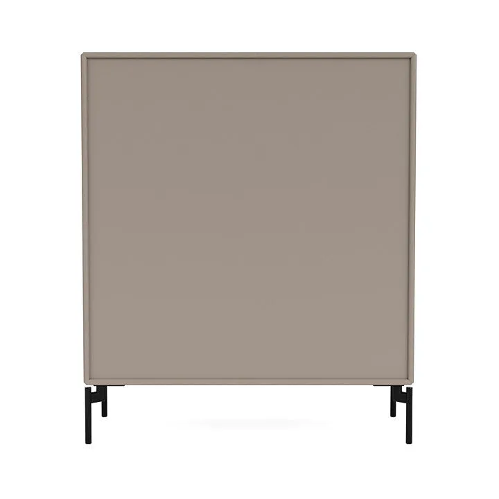 Montana Compile Decorative Shelf With Legs, Truffle/Black