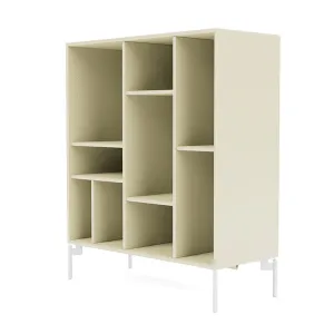 Montana Compile Decorative Shelf With Legs, Vanilla/Snow White