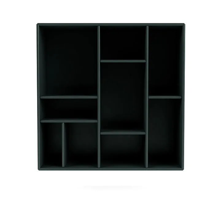 Montana Compile Decorative Shelf With Suspension Rail, Black Jade