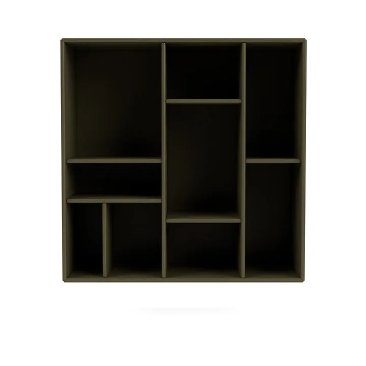 Montana Compile Decorative Shelf With Suspension Rail, Oregano Green