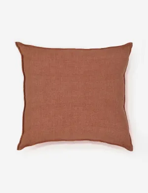 Montauk 28" x 36" Oversized Pillow, Terracotta by Pom Pom at Home Lulu and Georgia