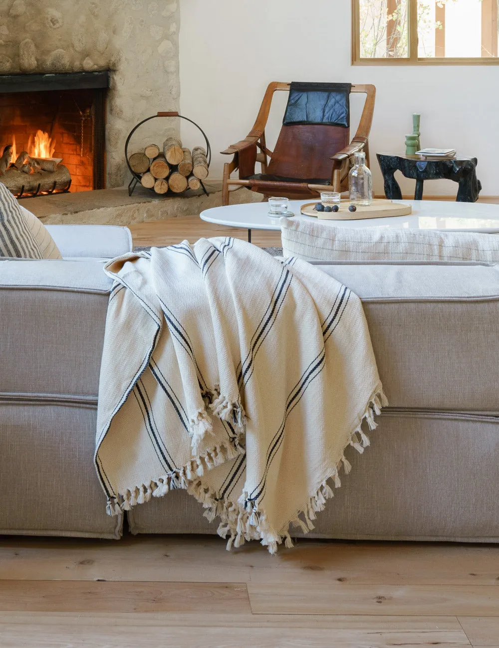 Monte Viso Cotton Bed Cover by House No. 23 Lulu and Georgia