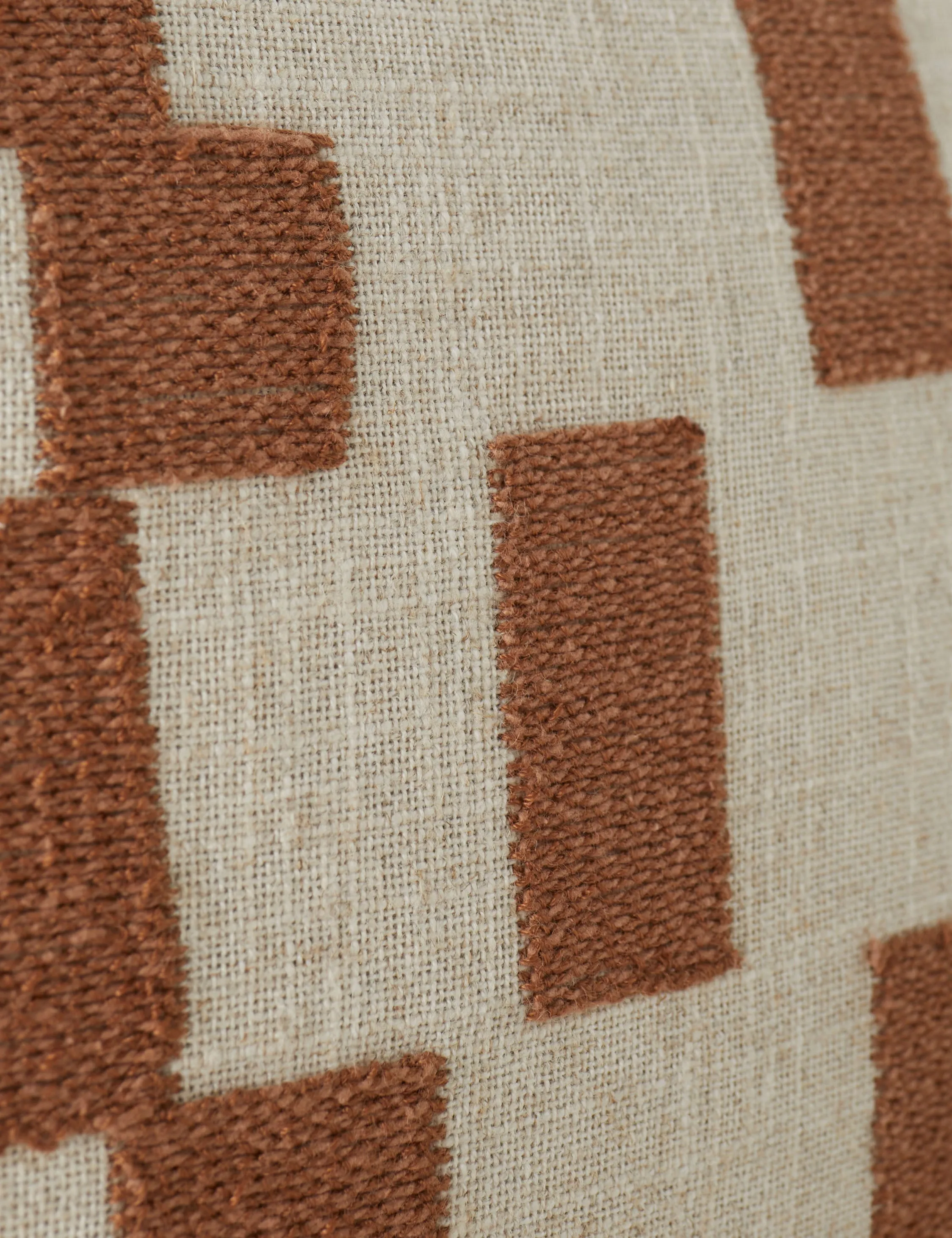Mosaic Embroidered Pillow by Élan Byrd Lulu and Georgia