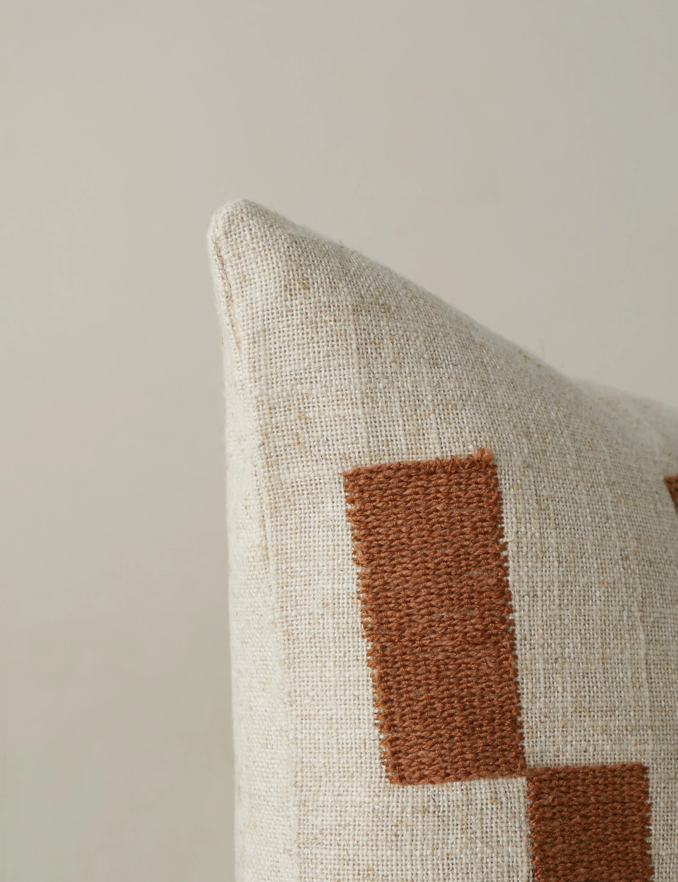 Mosaic Embroidered Pillow by Élan Byrd Lulu and Georgia