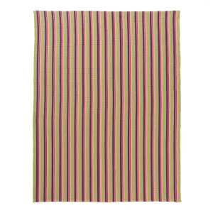 Multicolored Flatweave Cotton Rug - 8' x 10'