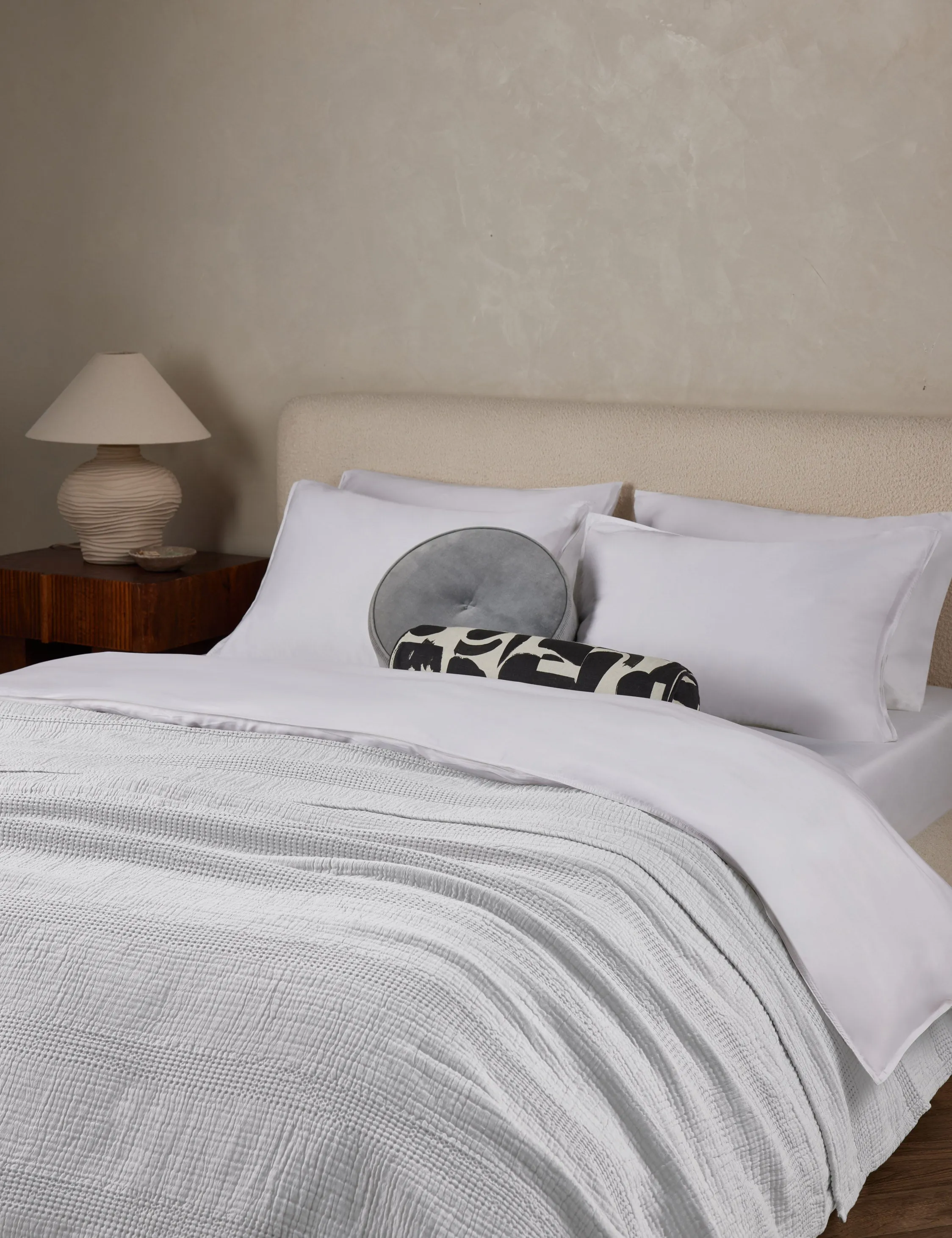 Nantucket Cotton Matelassé Coverlet by Pom Pom at Home Lulu and Georgia