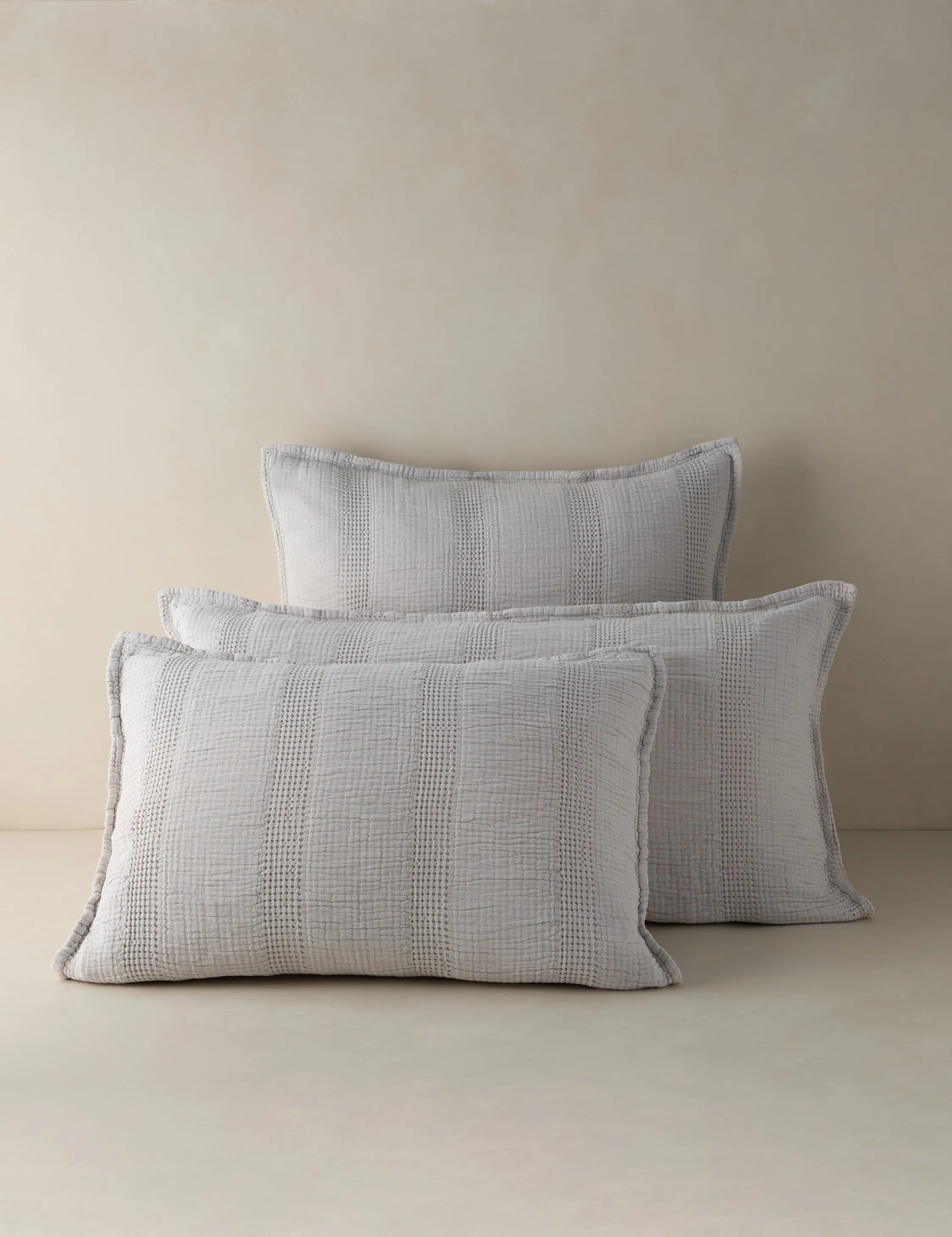 Nantucket Cotton Matelassé Sham by Pom Pom at Home Lulu and Georgia