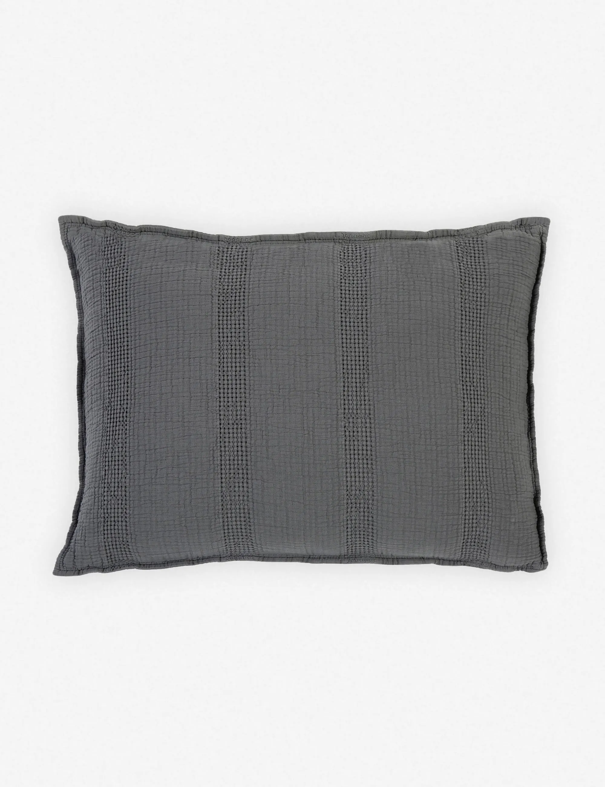Nantucket Cotton Matelassé Sham by Pom Pom at Home Lulu and Georgia
