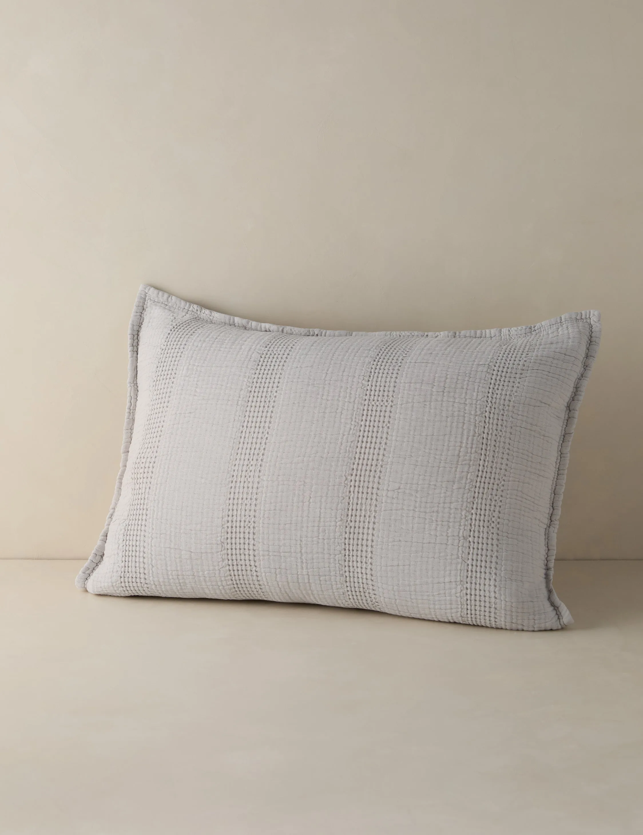 Nantucket Cotton Matelassé Sham by Pom Pom at Home Lulu and Georgia