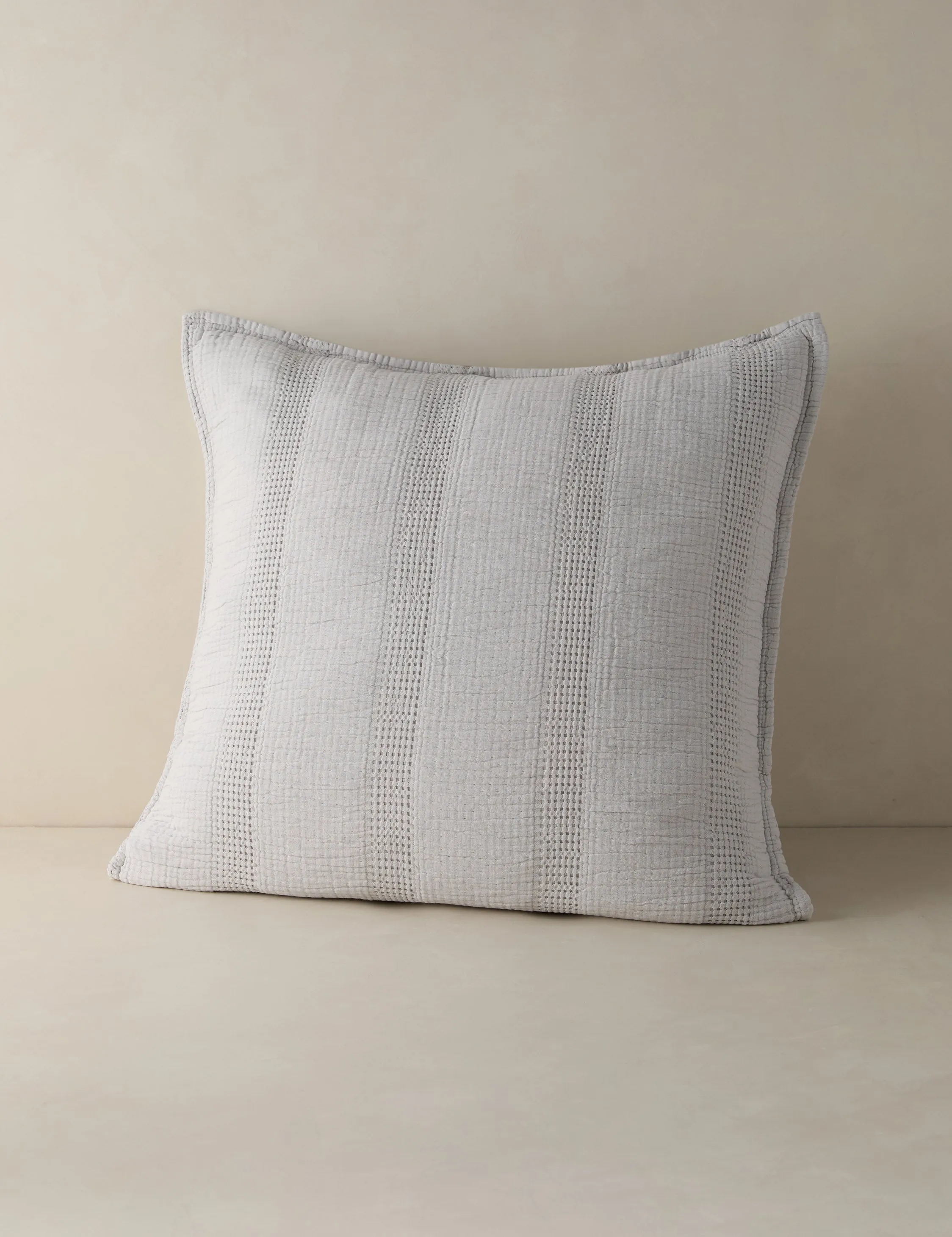 Nantucket Cotton Matelasse Euro Sham by Pom Pom at Home Lulu and Georgia