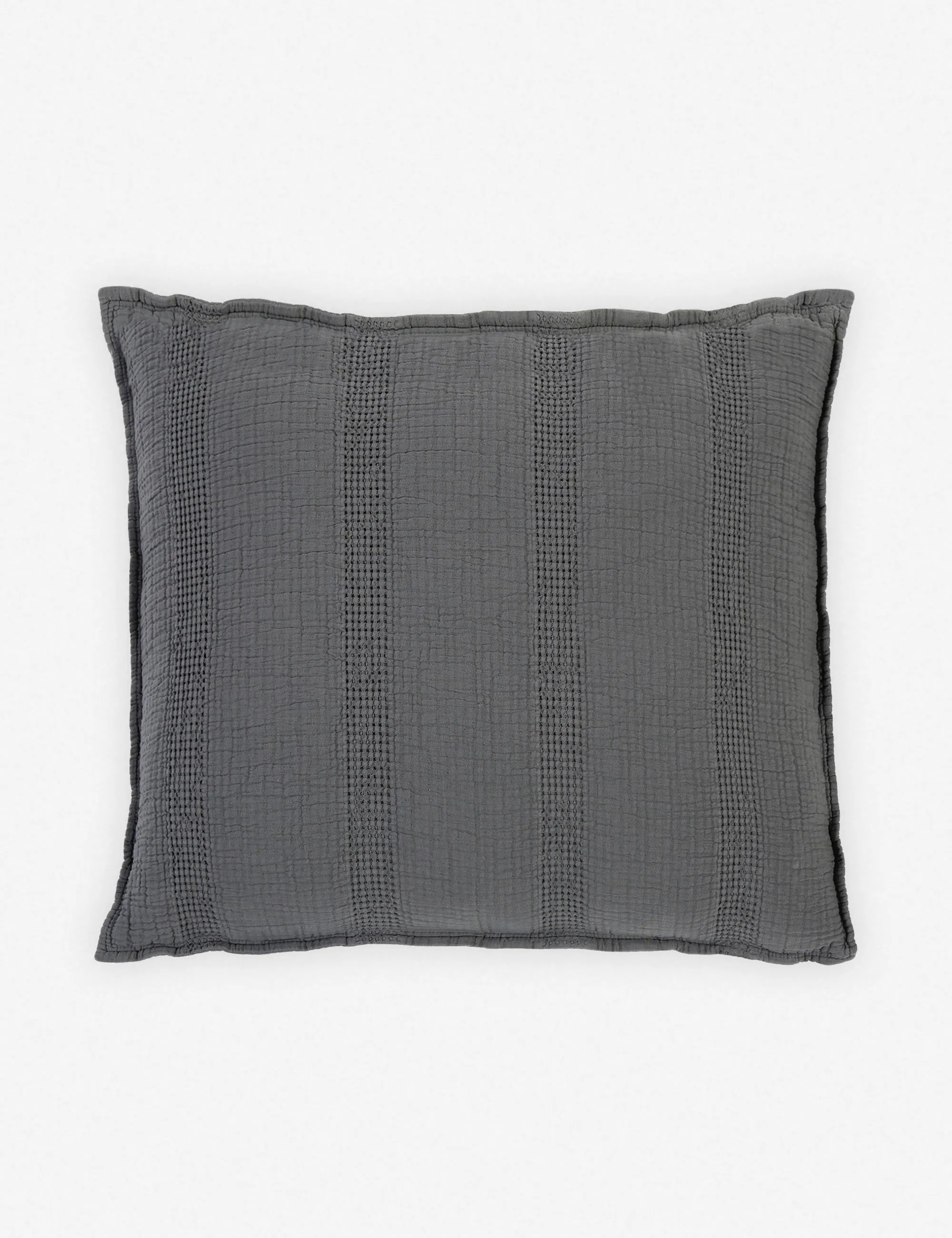 Nantucket Cotton Matelasse Euro Sham by Pom Pom at Home Lulu and Georgia