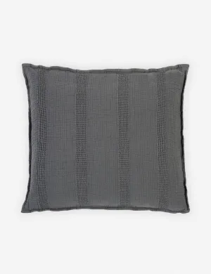 Nantucket Cotton Matelasse Euro Sham by Pom Pom at Home Lulu and Georgia