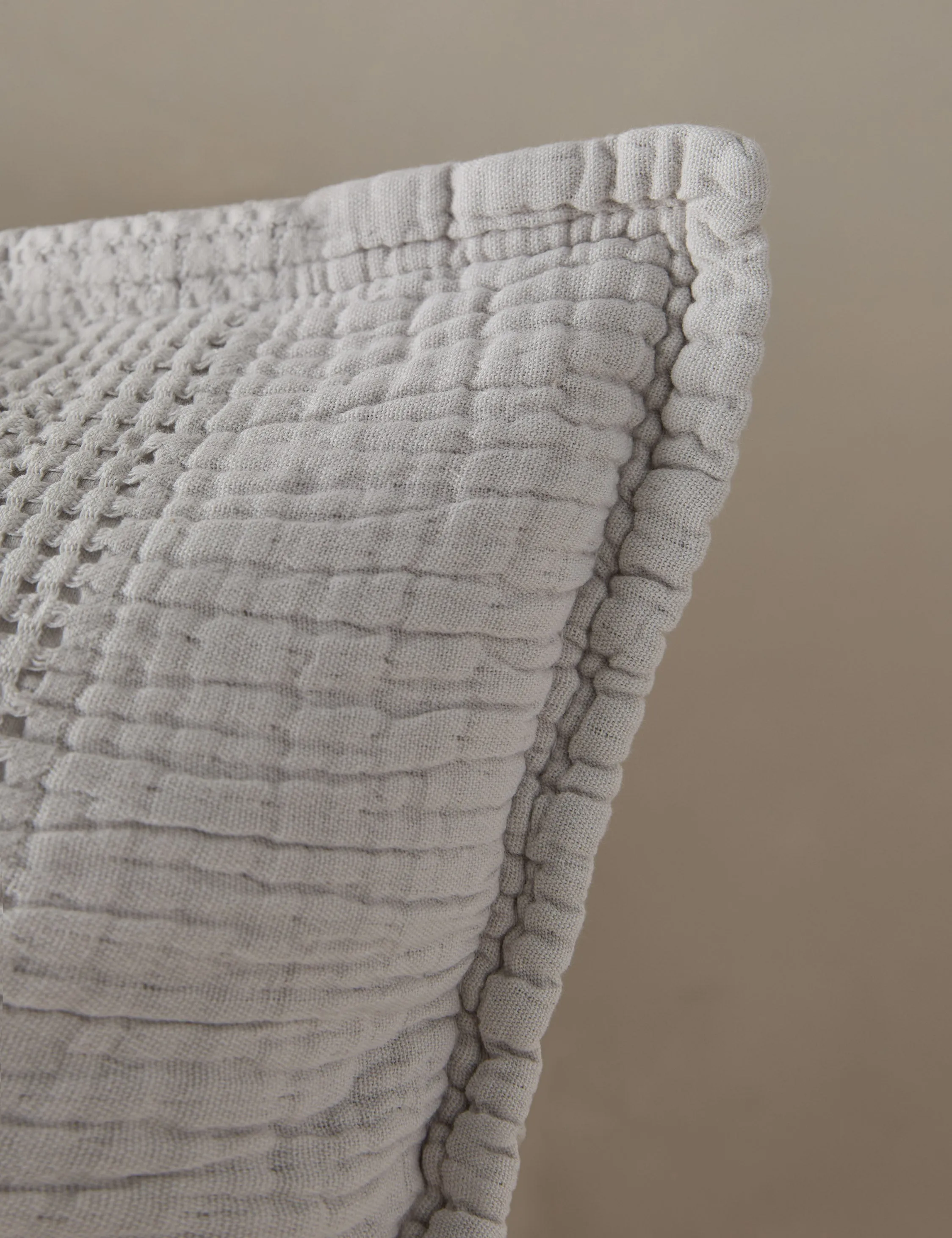 Nantucket Cotton Matelasse Euro Sham by Pom Pom at Home Lulu and Georgia