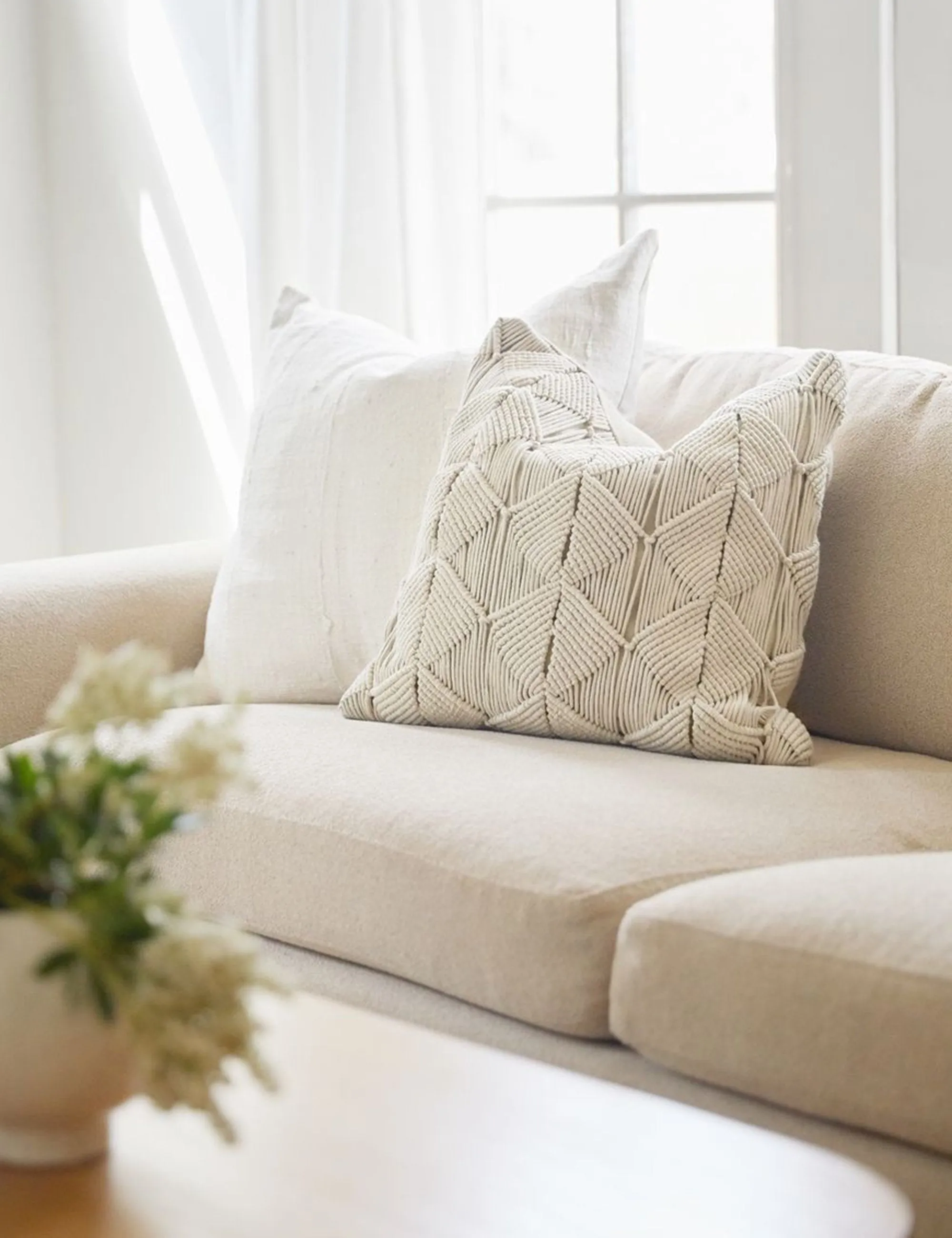 Norala Mudcloth Pillow Lulu and Georgia