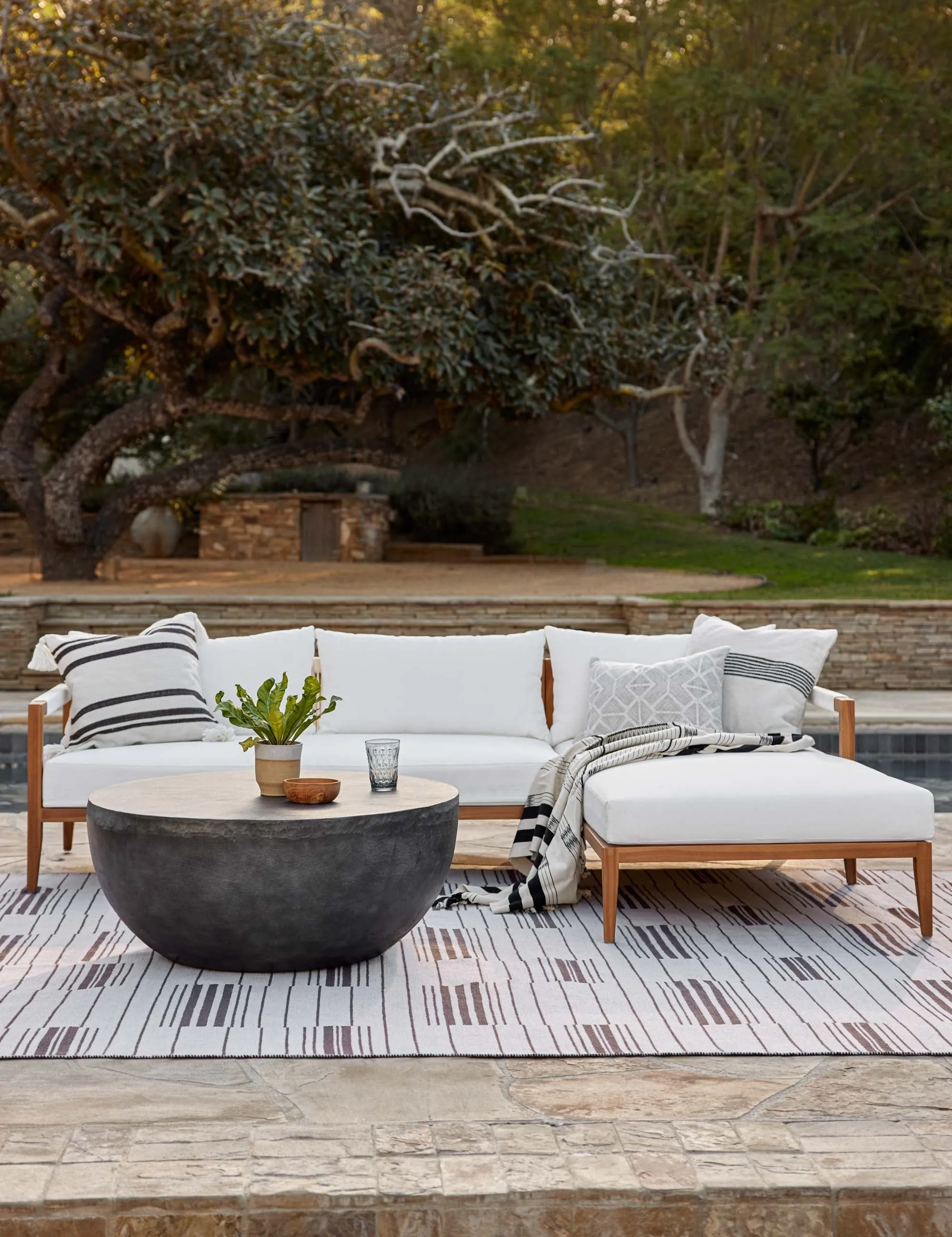 Ohana Indoor / Outdoor Round Coffee Table Lulu and Georgia
