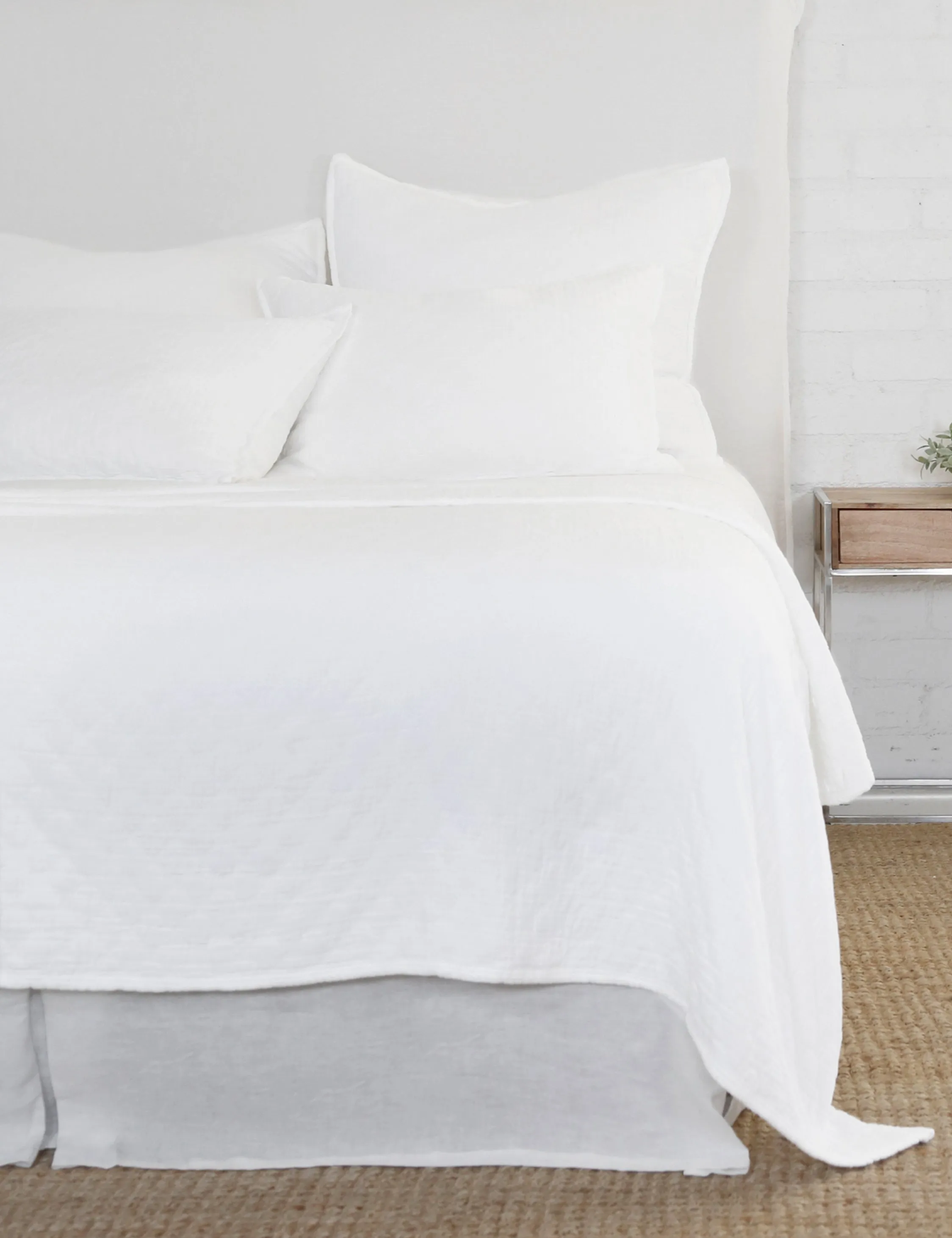 Ojai Cotton Matelassé Sham by Pom Pom at Home Lulu and Georgia