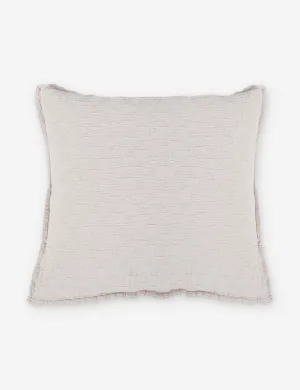 Ojai Cotton Matelasse Euro Sham by Pom Pom at Home Lulu and Georgia