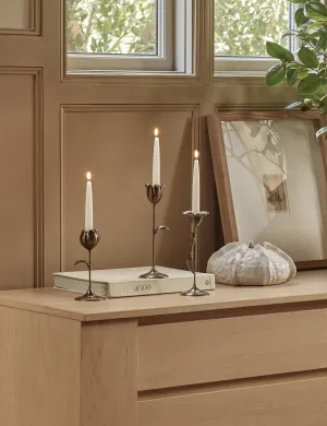 Olivia Floral Candlesticks (Set of 3) by Sarah Sherman Samuel Lulu and Georgia