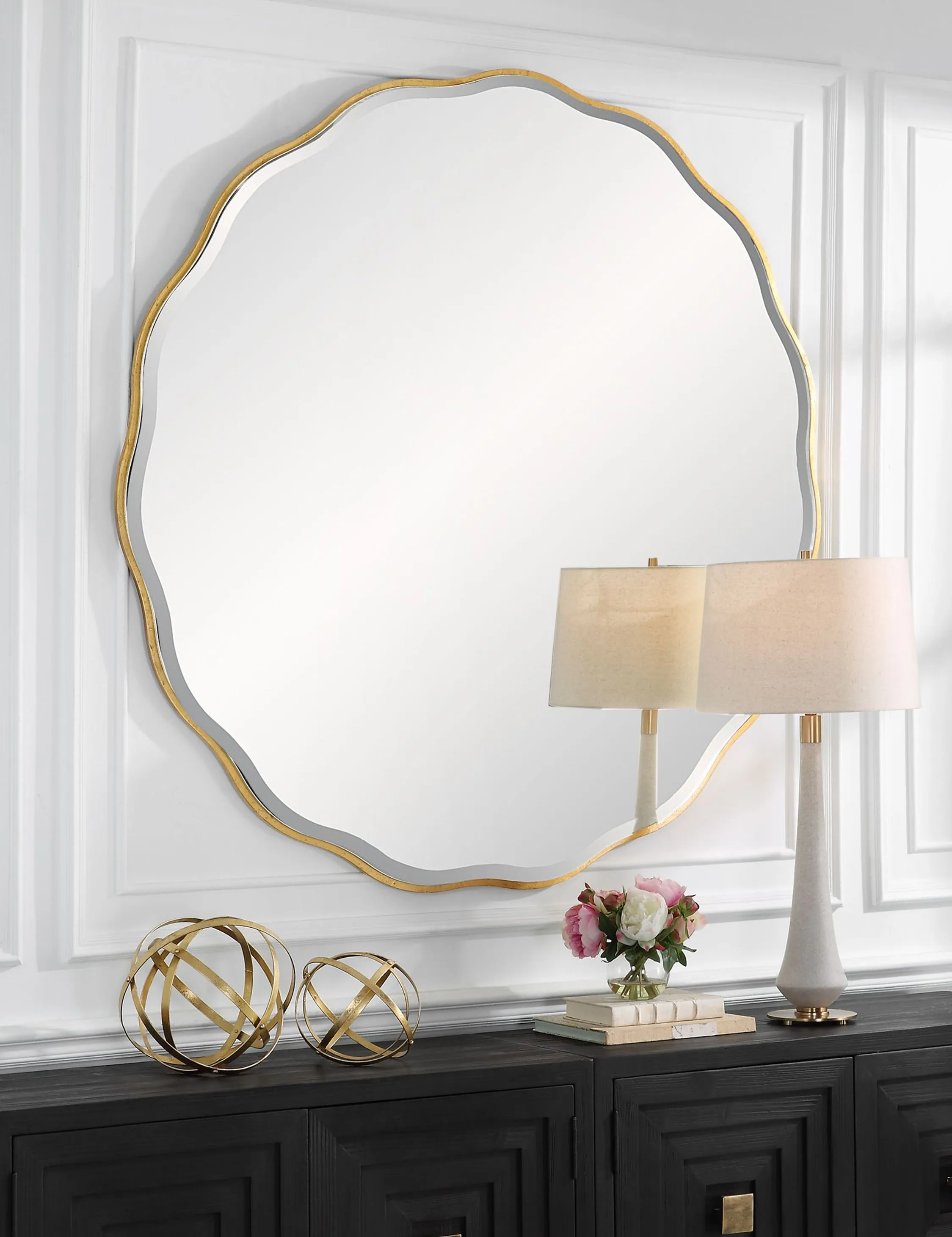 Ondine Round Mirror Lulu and Georgia