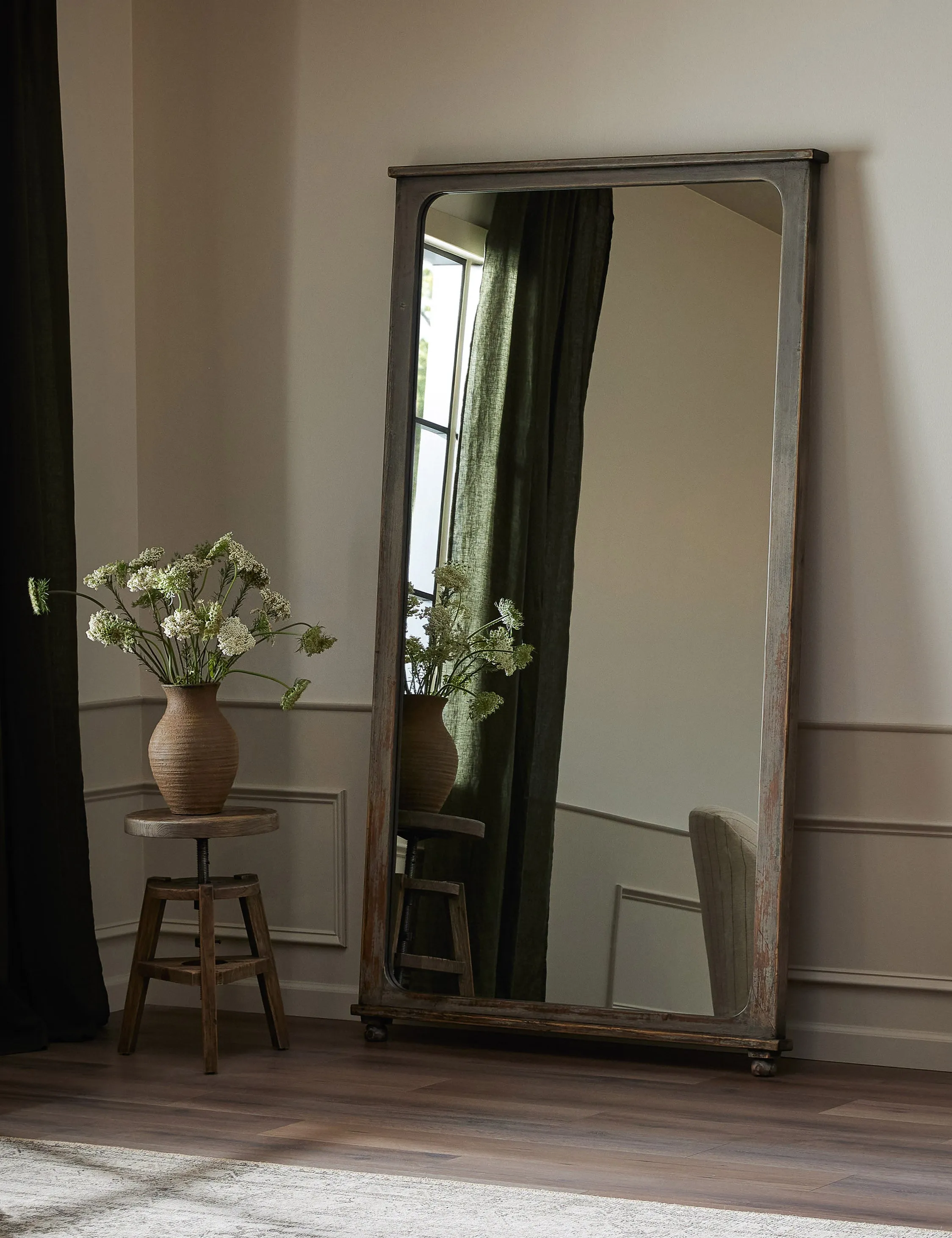 Orleans Floor Mirror by Amber Lewis x Four Hands Lulu and Georgia