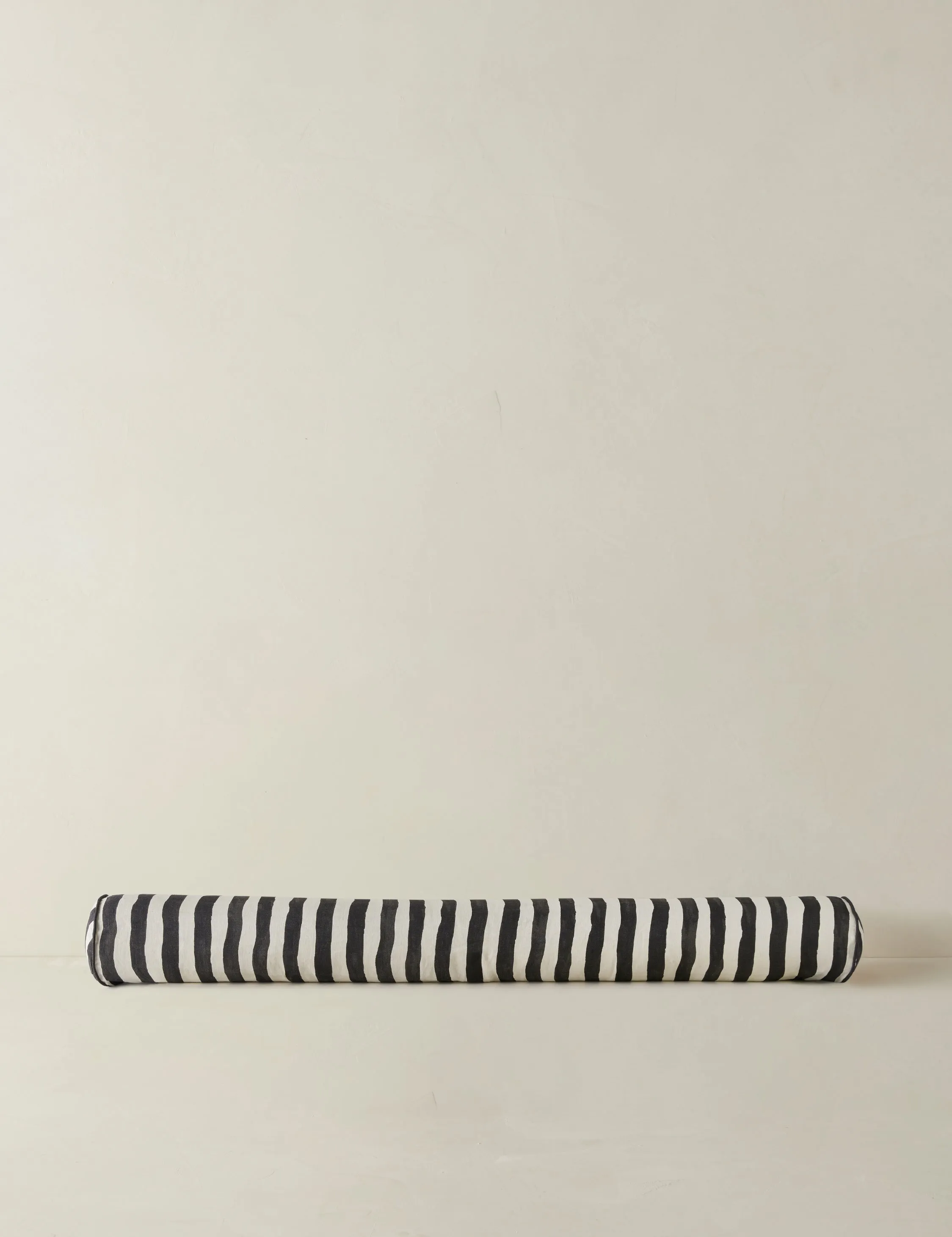 Painterly Stripe Linen Long Bolster Pillow by Sarah Sherman Samuel Lulu and Georgia